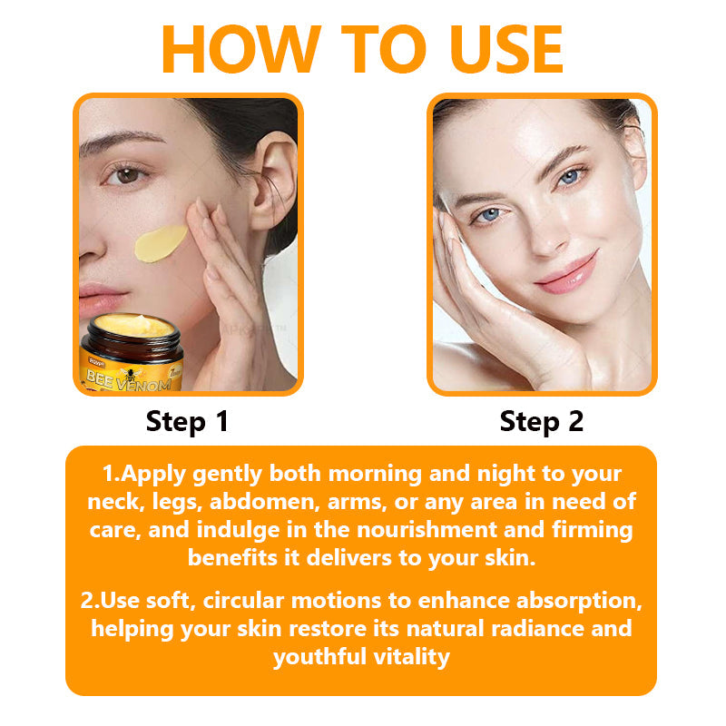 EQVP® 𝘽𝙀𝙀 𝙑𝙀𝙉𝙊𝙈 𝑺𝒌𝒊𝒏 𝑹𝒆𝒔𝒕𝒐𝒓𝒂𝒕𝒊𝒐𝒏 𝑪𝒓𝒆𝒂𝒎 –🐝 Anti-aging,Hydrating, Skin Repair, Even Tone, Acne and Dark Spot Treatment, Wart and Mole Removal, Psoriasis Relief
