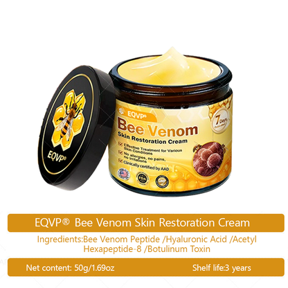 EQVP® 𝘽𝙀𝙀 𝙑𝙀𝙉𝙊𝙈 𝑺𝒌𝒊𝒏 𝑹𝒆𝒔𝒕𝒐𝒓𝒂𝒕𝒊𝒐𝒏 𝑪𝒓𝒆𝒂𝒎 –🌸 Anti-aging,Hydrating, Skin Repair, Even Tone, Acne and Dark Spot Treatment, Wart and Mole Removal, Psoriasis Relief