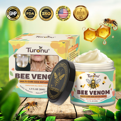 𝐓𝐮𝐫𝐨𝐧𝐮® Only 15 jars!!! Get an exclusive 30% OFF now 💰𝐁𝐞𝐞 𝐕𝐞𝐧𝐨𝐦 𝐌𝐮𝐥𝐭𝐢-𝐂𝐚𝐫𝐞 𝐒𝐤𝐢𝐧 𝐑𝐞𝐩𝐚𝐢𝐫 𝐂𝐫𝐞𝐚𝐦 |  See visible firming in just 7 days! ✔ Backed by our 90-day money-back guarantee🥇