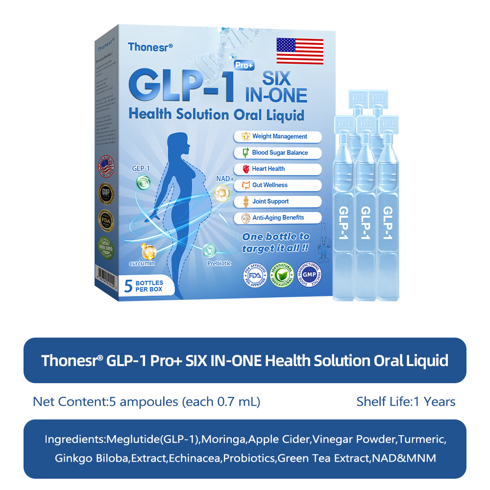 【Last Day Promotion 80% OFF🏆】𝐓𝐡𝐨𝐧𝐞𝐬𝐫® 𝐆𝐋𝐏-𝟏 𝐏𝐫𝐨👩‍⚕️+ 𝐒𝐈𝐗 𝐈𝐍-𝐎𝐍𝐄 𝐇𝐞𝐚𝐥𝐭𝐡 𝐒𝐨𝐥𝐮𝐭𝐢𝐨𝐧 𝐎𝐫𝐚𝐥 𝐋𝐢𝐪𝐮𝐢𝐝 💪Use once every two days, | Lose 20 pounds quickly | Reduce sugar by 90% |)