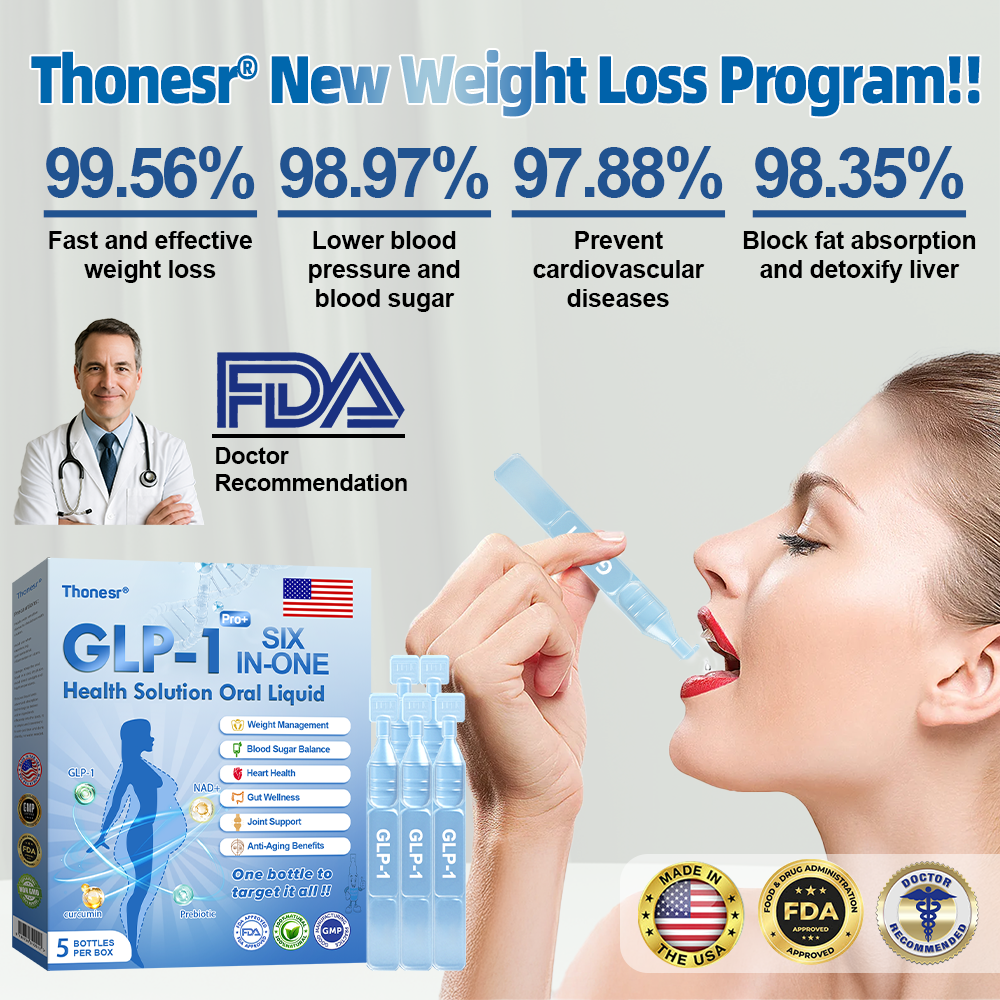 【Last Day Promotion 80% OFF🏆】𝐓𝐡𝐨𝐧𝐞𝐬𝐫® 𝐆𝐋𝐏-𝟏 𝐏𝐫𝐨👩‍⚕️+ 𝐒𝐈𝐗 𝐈𝐍-𝐎𝐍𝐄 𝐇𝐞𝐚𝐥𝐭𝐡 𝐒𝐨𝐥𝐮𝐭𝐢𝐨𝐧 𝐎𝐫𝐚𝐥 𝐋𝐢𝐪𝐮𝐢𝐝 💪Use once every two days, | Lose 20 pounds quickly | Reduce sugar by 90% |)