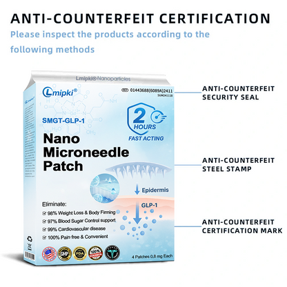 🍀【𝙎𝙪𝙢𝙢𝙚𝙧 𝙇𝙞𝙢𝙞𝙩𝙚𝙙 𝙀𝙙𝙞𝙩𝙞𝙤𝙣】🍀 𝗟𝗺𝗶𝗽𝗸𝗶® 🇺🇸 Nano Microneedle Patch with SMGT-GLP-1 & Matrixyl 3000 – Slimming, Skin Tightening, Blood Sugar Support, No Injection, 7-Day Result😍