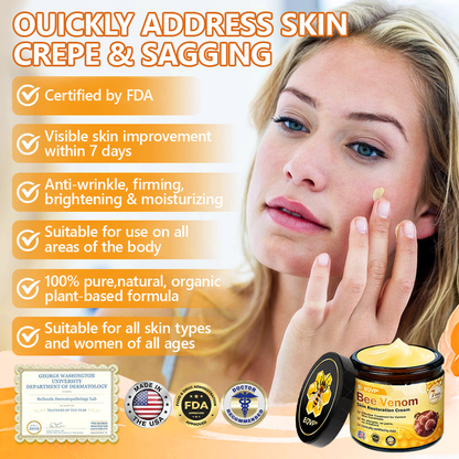 EQVP® 𝘽𝙀𝙀 𝙑𝙀𝙉𝙊𝙈 𝑺𝒌𝒊𝒏 𝑹𝒆𝒔𝒕𝒐𝒓𝒂𝒕𝒊𝒐𝒏 𝑪𝒓𝒆𝒂𝒎 –🌸 Anti-aging,Hydrating, Skin Repair, Even Tone, Acne and Dark Spot Treatment, Wart and Mole Removal, Psoriasis Relief